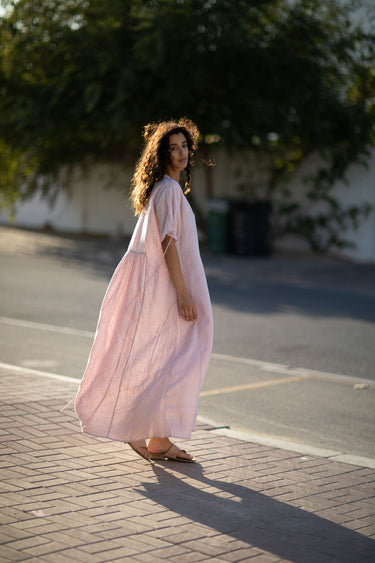 Aya Dress Faded Rose
