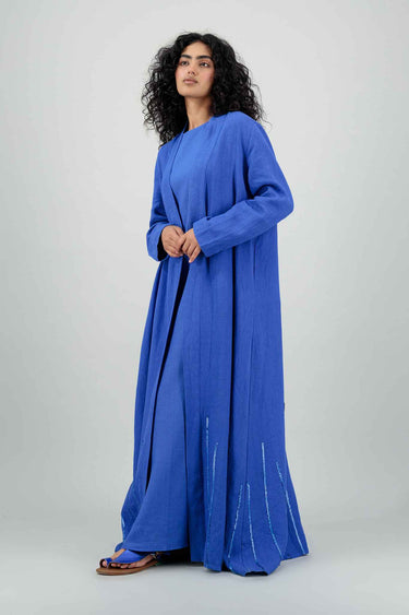 Adira Sequins Coat Cobalt