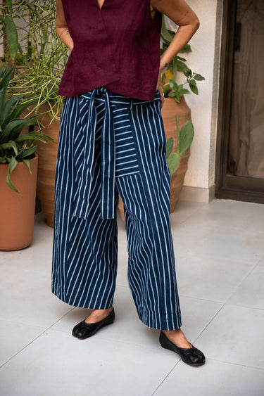 Fisherman Denim Stripe Pants