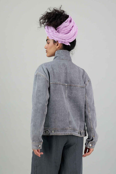 Denim Jacket Dropped Shoulders