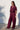 Jade Linen Kimono Pants LONG Burgundy