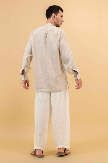 Ashkhar Men Pants White