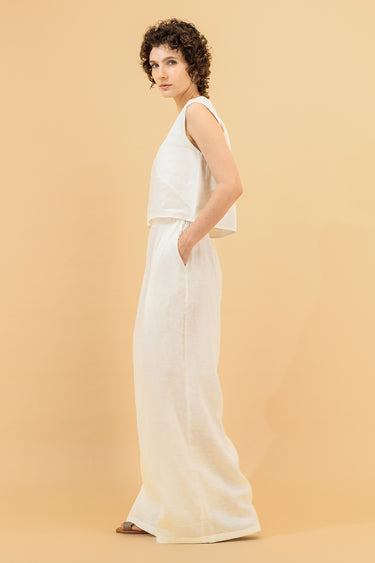Zera Maxi Pants White