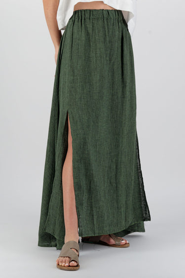 Anara Skirt Bottle Green