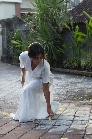 Aya Dress White
