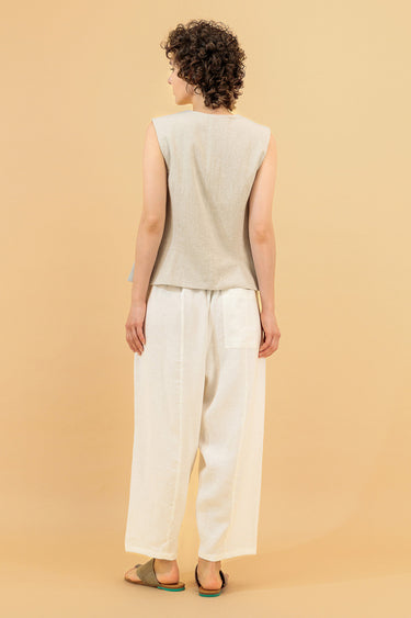 Ashkhar Pants White